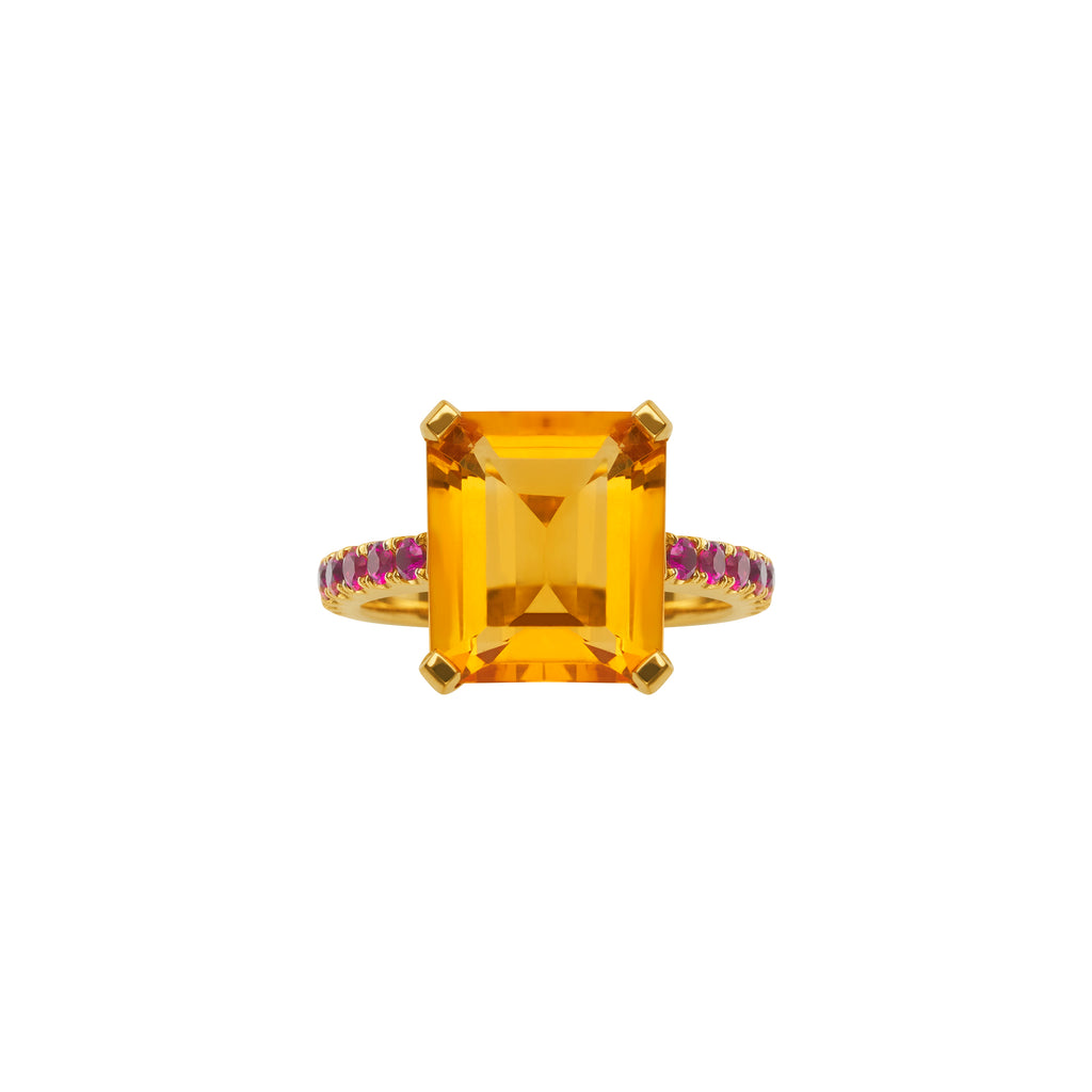 Citrine on sale and ruby