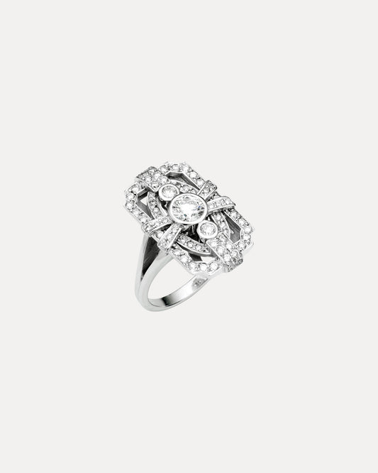 18CT DIAMOND PALMER RING