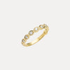 18CT YELLOW GOLD DIAMOND CIENEGA BAND