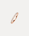 18CT ROSE GOLD DIAMOND PICCADILLY BAND