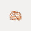 18CT ROSE GOLD DIAMOND LANTANA RING