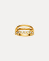 18CT YELLOW GOLD DIAMOND MARLEY RING