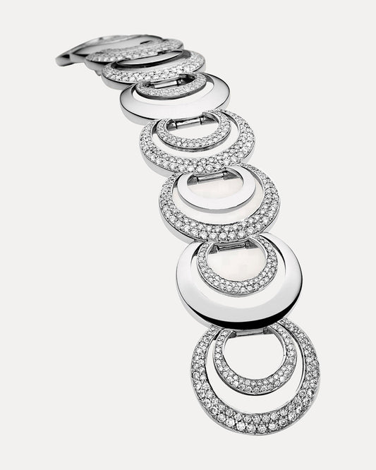 18CT WHITE GOLD BEL-AIR DIAMOND BRACELET