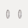 18CT DIAMOND HOOP EARRINGS