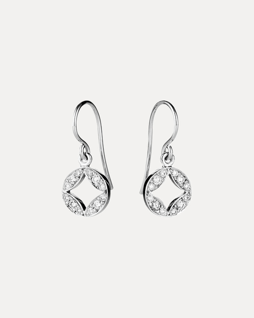 18CT DIAMOND CIENEGA EARRINGS