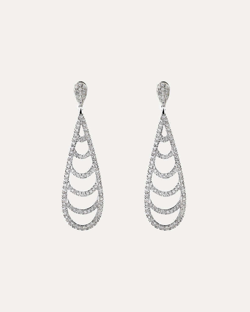 18CT DIAMOND MONACO EARRINGS