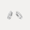 18CT WHITE GOLD DIAMOND  CUFF EARRINGS