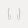 18CT DIAMOND HUDSON HOOK EARRINGS