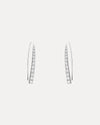 18CT DIAMOND HUDSON HOOK EARRINGS