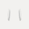 18CT DIAMOND HUDSON HOOK EARRINGS