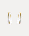 18CT YELLOW GOLD DIAMOND HUDSON EARRINGS