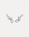 18CT DIAMOND BARCELONA LONG STUD EARRINGS