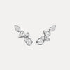 18CT DIAMOND BARCELONA LONG STUD EARRINGS