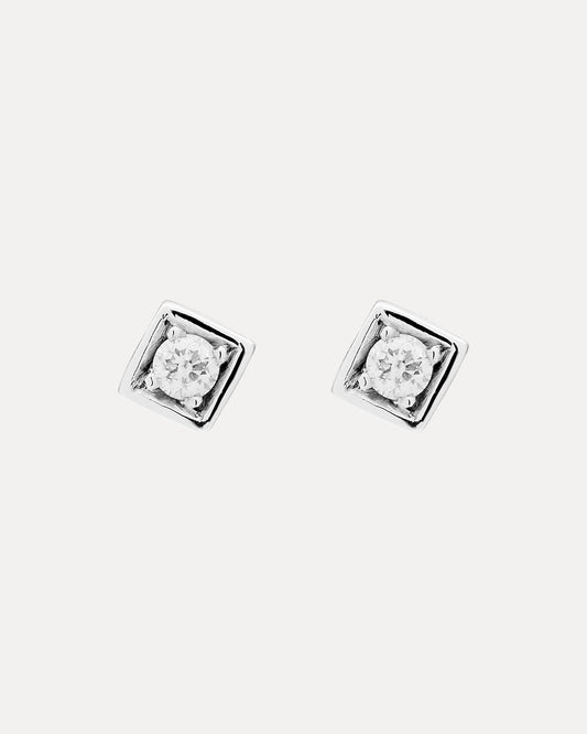 18CT DIAMOND TRULLI STUD EARRINGS