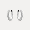 18CT WHITE GOLD DIAMOND BRIGGS EARRINGS