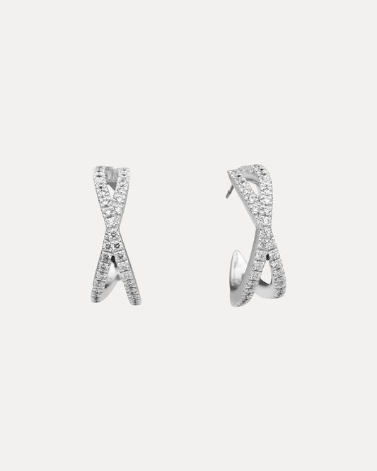 18CT DIAMOND FREYA EARRINGS