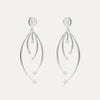 18CT WHITE GOLD DIAMOND LADY STARDUST EARRINGS