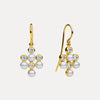 18YG DIAMOND & PEARL UMA DROP EARRINGS