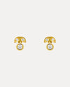 18CT DIAMOND VELOURIA STUD EARRINGS