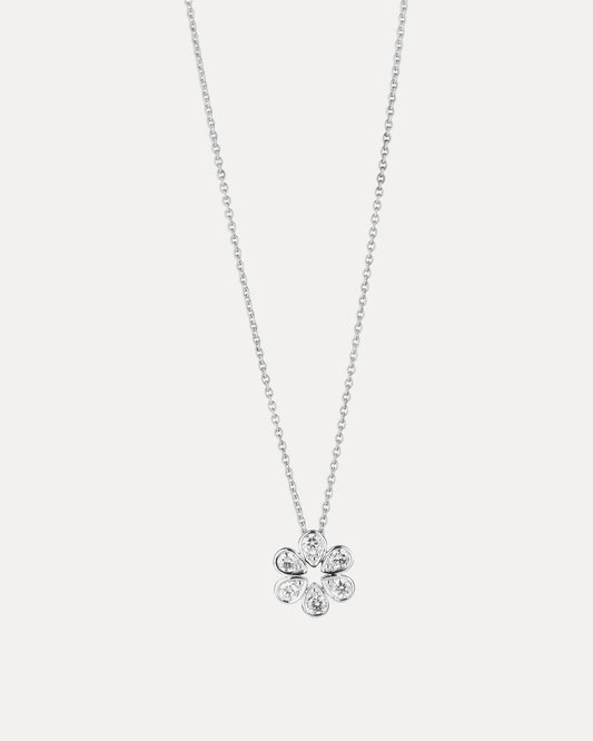 18CT DIAMOND PETALO PENDANT