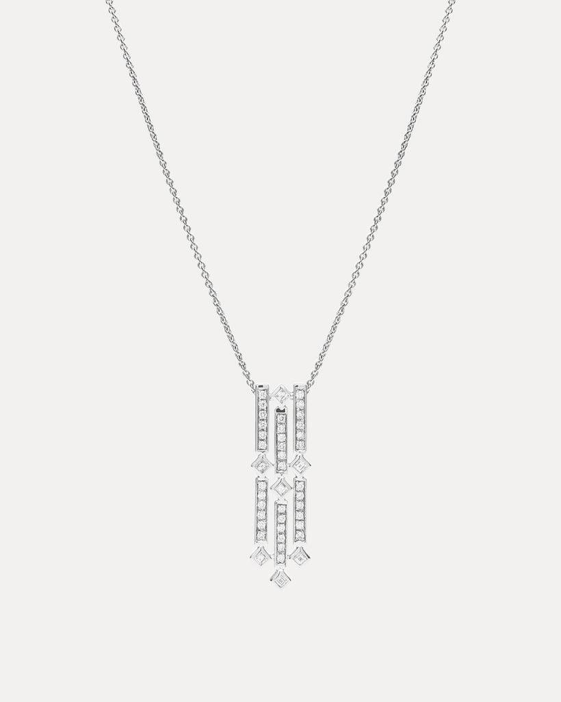 18CT DIAMOND LILLIBET PENDANT