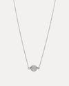 18CT WHITE GOLD DIAMOND COPPOLA PENDANT