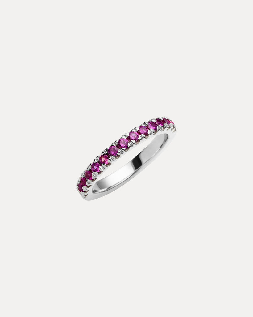 18CT RUBY PICCADILLY BAND