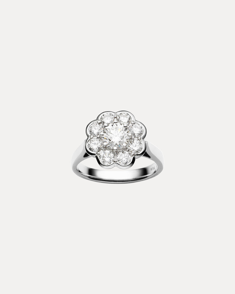 18CT DIAMOND HAMPSTEAD RING