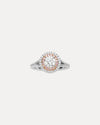 18CT DIAMOND & PINK DIAMOND PENELOPE RING