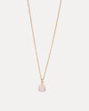 9CT CHERRY BLOSSOM ROSE QUARTZ PENDANT