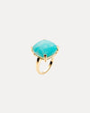 9CT PERUVIAN AMAZONITE DOLCI RING