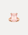 9CT ROSE GOLD ROSE QUARTZ SUNSET RING