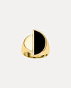 9CT ONYX MILOS RING