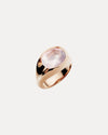 9CT ROSE GOLD VIRAGO ROSE QUARTZ RING