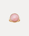 9CT PINK OPAL MELROSE RING