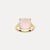 9CT ROSE QUARTZ GENEVIEVE RING