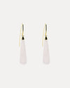 9CT ROSE QUARTZ ALESSANDRINI EARRINGS