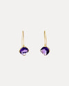 9CT AMETHYST TANGO EARRINGS