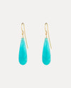 9CT PERUVIAN AMAZONITE EARRINGS