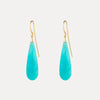 9CT PERUVIAN AMAZONITE EARRINGS