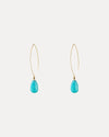 9CT AMAZONITE GENOVA EARRINGS