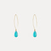 9CT AMAZONITE GENOVA EARRINGS