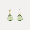 9CT GREEN AMETHYST PALOS EARRINGS