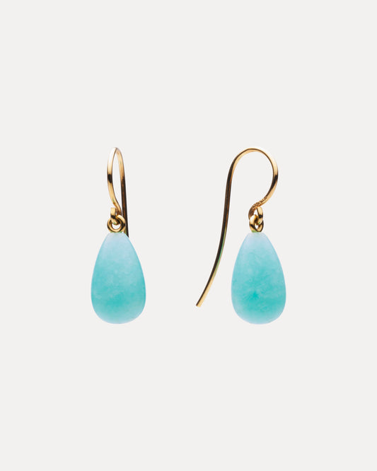 9CT MINI AMAZONITE EARRINGS