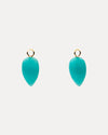 9CT ORIANA AMAZONITE INTERCHANGEABLE DROPS