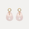 9CT ORIANA ROSE QUARTZ INTERCHANGEABLE DROPS