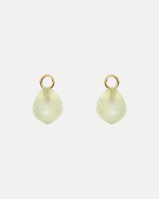 9CT ORIANA PREHNITE INTERCHANGEABLE DROPS