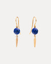 9CT LAPIS NIELSEN EARRINGS