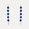 9CT NIELSEN LAPIS DROP EARRINGS