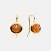 9CT CORNELIAN DEL CORSO EARRINGS